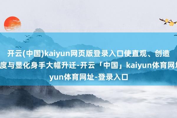 开云(中国)kaiyun网页版登录入口使直观、创造力、心理深度与显化身手大幅升迁-开云「中国」kaiyun体育网址-登录入口